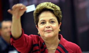 Dilma Rousseff votes
