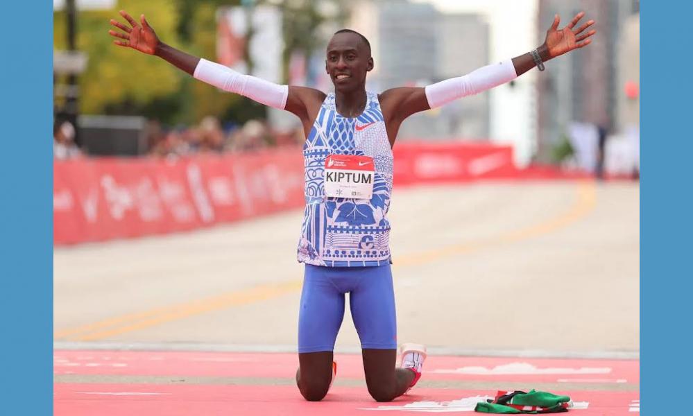 Kenyan Runner Kelvin Kiptam Sets New World Record at Chicago Marathon