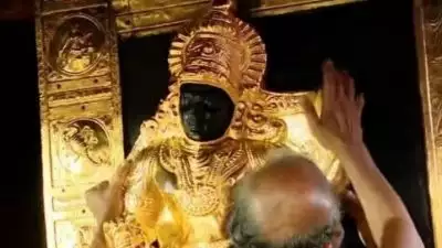ശബരിമലയില്‍ ദ്വാരപാലക ശില്പങ്ങളിലെ സ്വര്‍ണ്ണം പൂശിയ പാളികള്‍ പുനഃസ്ഥാപിച്ചു