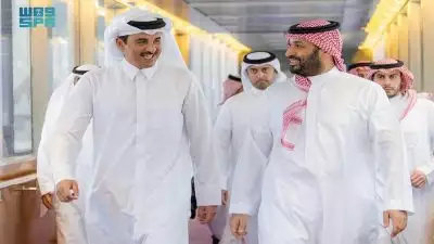 സഊദി കിരീടാവകാശിയും ഖത്വര്‍ അമീറും കൂടിക്കാഴ്ച നടത്തി