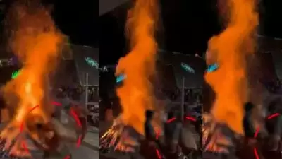 അഗ്‌നിക്കാവടിക്കിടെ തീകുണ്ഠത്തില്‍ വീണ് യുവാവിന് പൊള്ളലേറ്റു