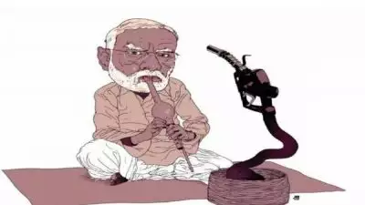മോദിയെ 'പാമ്പാട്ടി'യായി ചിത്രീകരിച്ചുള്ള കാര്‍ട്ടൂണ്‍; പ്രതിഷേധം വ്യാപകം