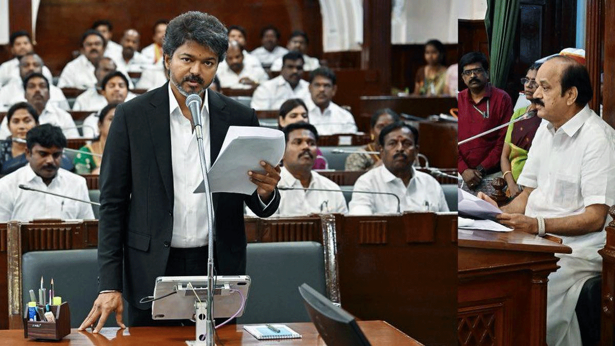 തമിഴ്‌നാട് നിയമസഭ: വിശ്വാസ വോട്ടെടുപ്പിൽ 144 വോട്ടുകളോടെ വിജയ് സർക്കാർ ഭൂരിപക്ഷം തെളിയിച്ചു