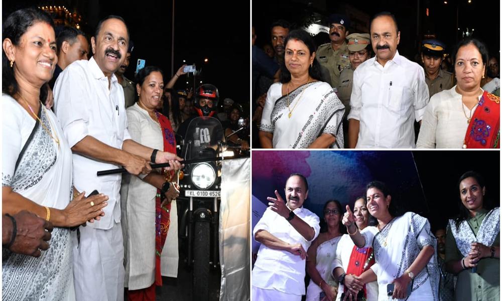 സ്വാതന്ത്ര്യദിനത്തലേന്ന് തിരുവനന്തപുരത്ത് വനിതാ രാത്രി നടത്തം